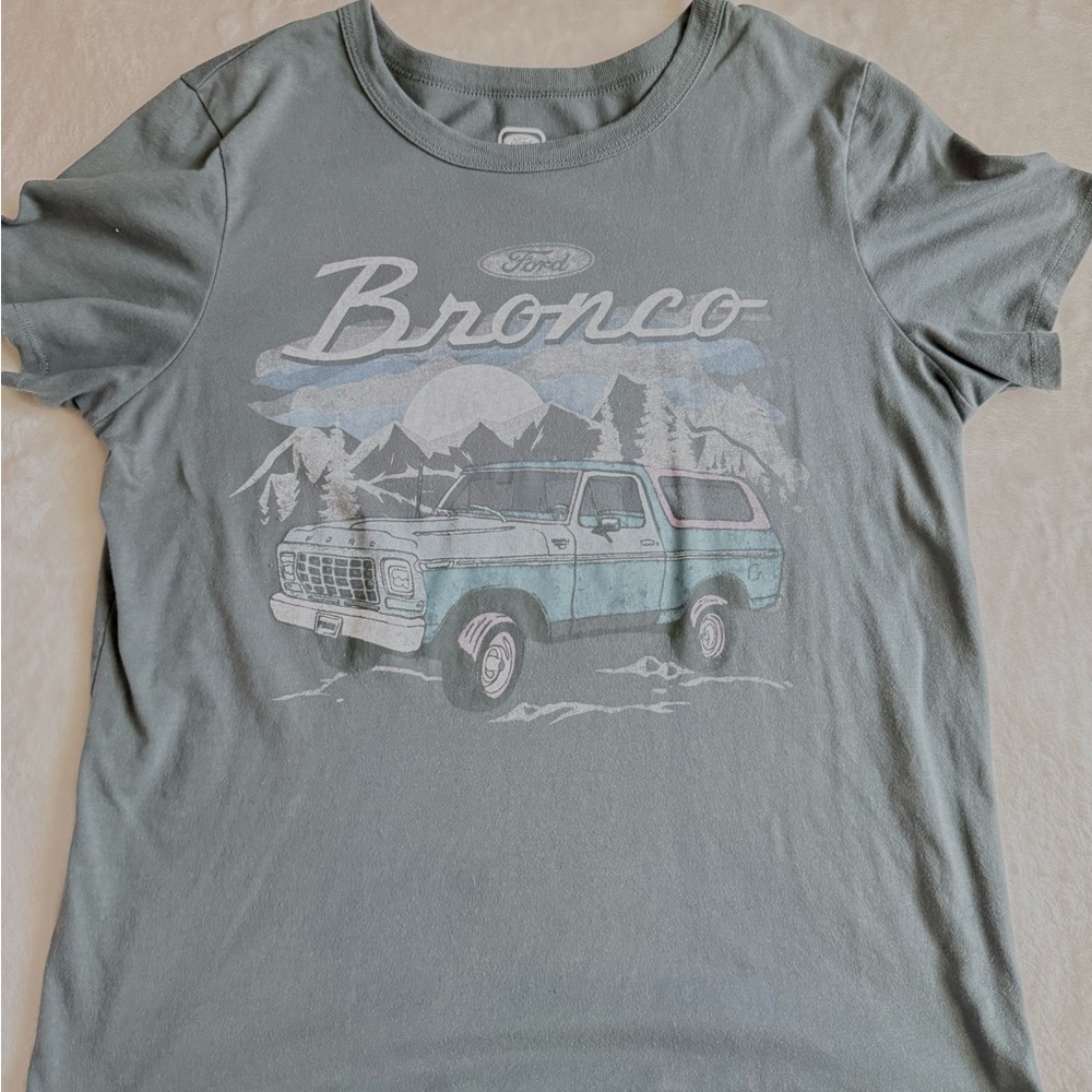 Ford Bronco Vintage Blue T-Shirt
